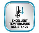 Symbol: Excellent Temperature Resistance